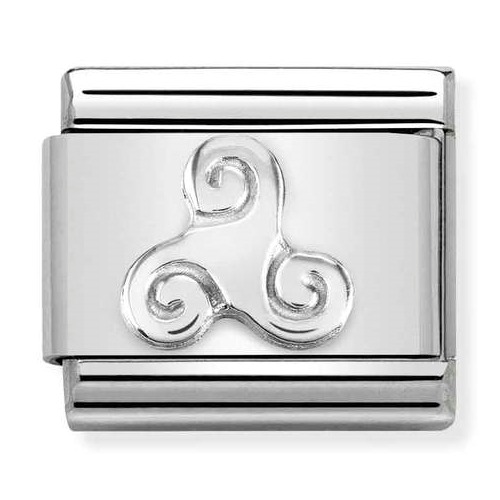 COMPOSABLE Classic SYMBOLS steel and silver 925 (Triskele) 330106/05
