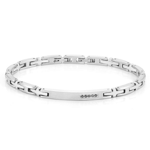팔찌 STRONG(스트롱) bracelet ed, in steel and 5 diamonds (Steel) 028315/001