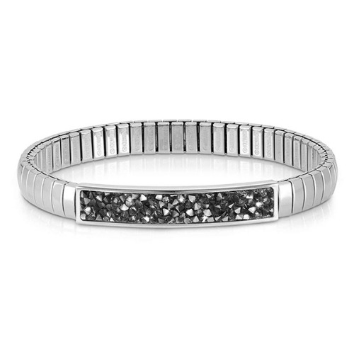 팔찌 EXTENSION(익스텐션) Glitter bracelet (S) Stainless steel with crystals (Rock Grey) 043220/018