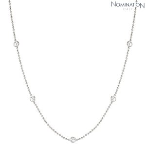 목걸이 BELLA DETAILS (벨라디테일스) necklace 925 Silver and CZ (Mixed Chain) 146686/034