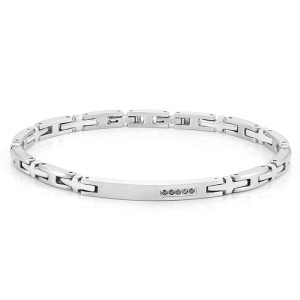 팔찌 STRONG(스트롱) bracelet ed, in steel and 5 diamonds (Steel) 028315/001