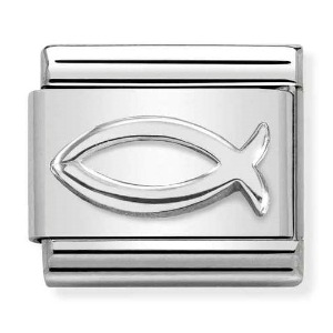 COMPOSABLE Classic SYMBOLS steel and silver 925 (Ichthys) 330106/03