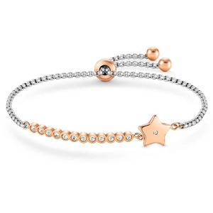 팔찌 MILLELUCI(밀레루치) bracelet in steel and rose gold (Star) 028009/023