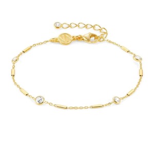 팔찌 BELLA DETAILS (벨라디테일스) bracelet 925 Silver and CZ and gold (Fantasy Chain) 146685/035