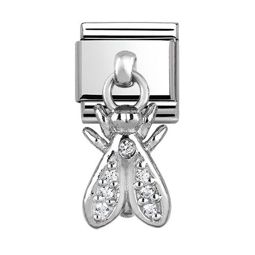 COMPOSABLE Classic CHARMS in stainless steel silver 925 and cubic zirconia (FLY) 331800/21