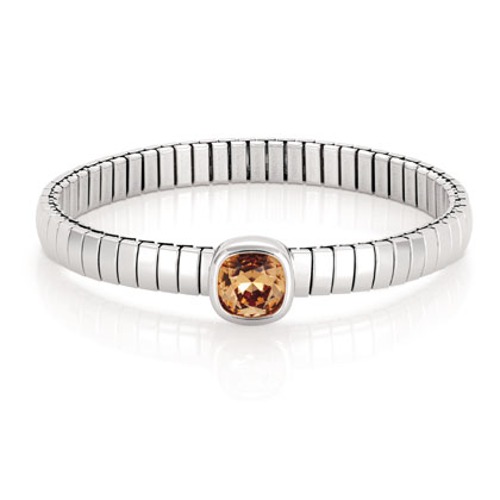 팔찌 CHIC(시크) bracelet in stainless steel and 1 Crystal (SMOKEY) 043010/012