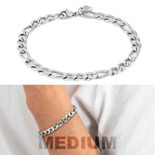 팔찌 B-YOND(비욘드) bracelet in steel with Curb Chain (Medium) 028933/036