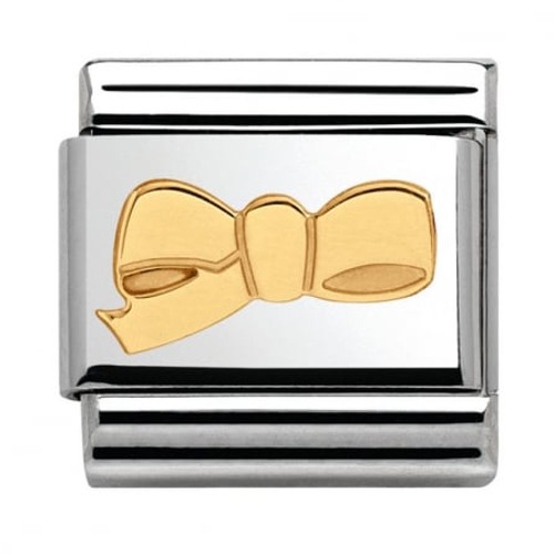 COMPOSABLE Classic DAILY LIFE in stainless steel with 18k gold (Bow) 030109/37
