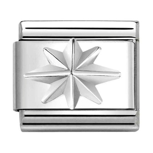 COMPOSABLE Classic SYMBOLS steel and silver 925 (Wind Rose) 330106/06