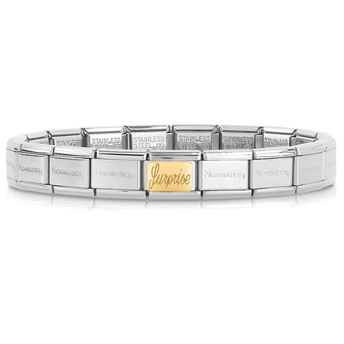[조합] 컴포저블팔찌 Bracelet In Stainless Steel With Surprise (베이스+030121/29)