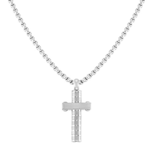 목걸이 STRONG(스트롱) necklace ed, in steel (CROSS) (Steel) 028303/001