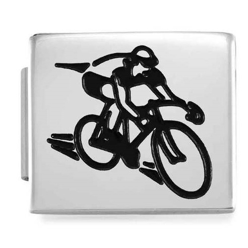 COMPOSABLE GLAM SYMBOLS (IC) in steel (ROAD CYCLIST) 230109/23