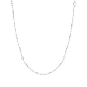 목걸이 BELLA DETAILS (벨라디테일스) necklace 925 Silver and CZ (Fantasy Chain) 146686/035