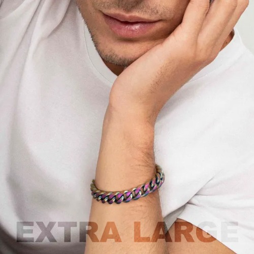 팔찌 B-YOND(비욘드) bracelet in MEDIUM steel with PVD Finish Mixcolor (EXTRA LARGE) 028906/038