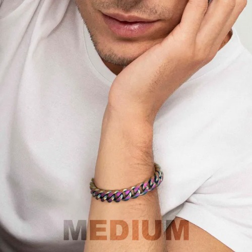 팔찌 B-YOND(비욘드) bracelet in MEDIUM steel with PVD Finish Mixcolor (MEDIUM) 028906/036