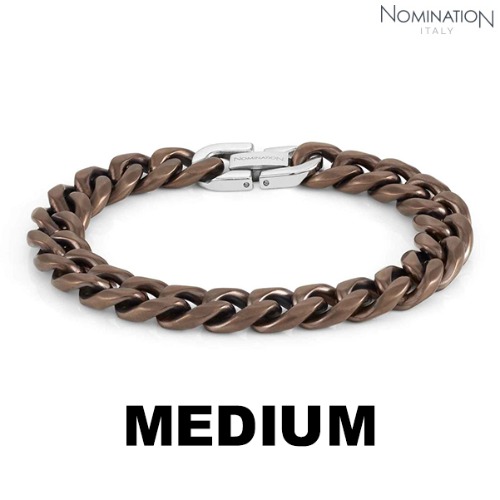 팔찌 B-YOND(비욘드) bracelet in MEDIUM steel with PVD Finish Chocolate (MEDIUM) 028905/036