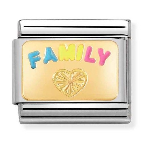 COMPOSABLE Classic PLATES steel enamel and 18k gold (FAMILY) 030284/57
