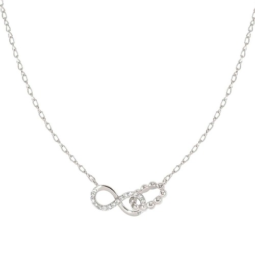 목걸이 LOVECLOUD (러브클라우드) necklace in 925 silver and CZ (Silver Infinity) 240504/006