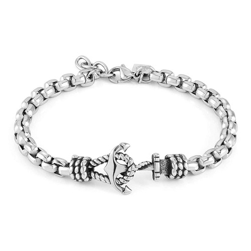 팔찌 B-YOND(비욘드) bracelet in steel with Anchor fastening 028930/022
