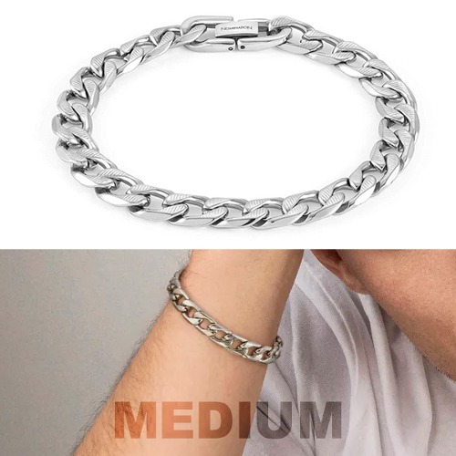팔찌 B-YOND(비욘드) bracelet in steel with Thick Chain (Medium) 028935/036